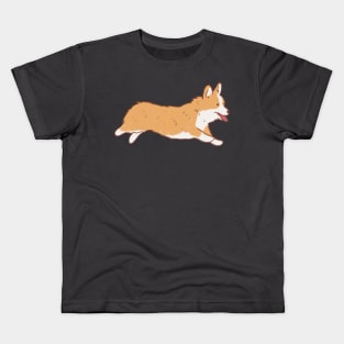 Cute corgi art Kids T-Shirt